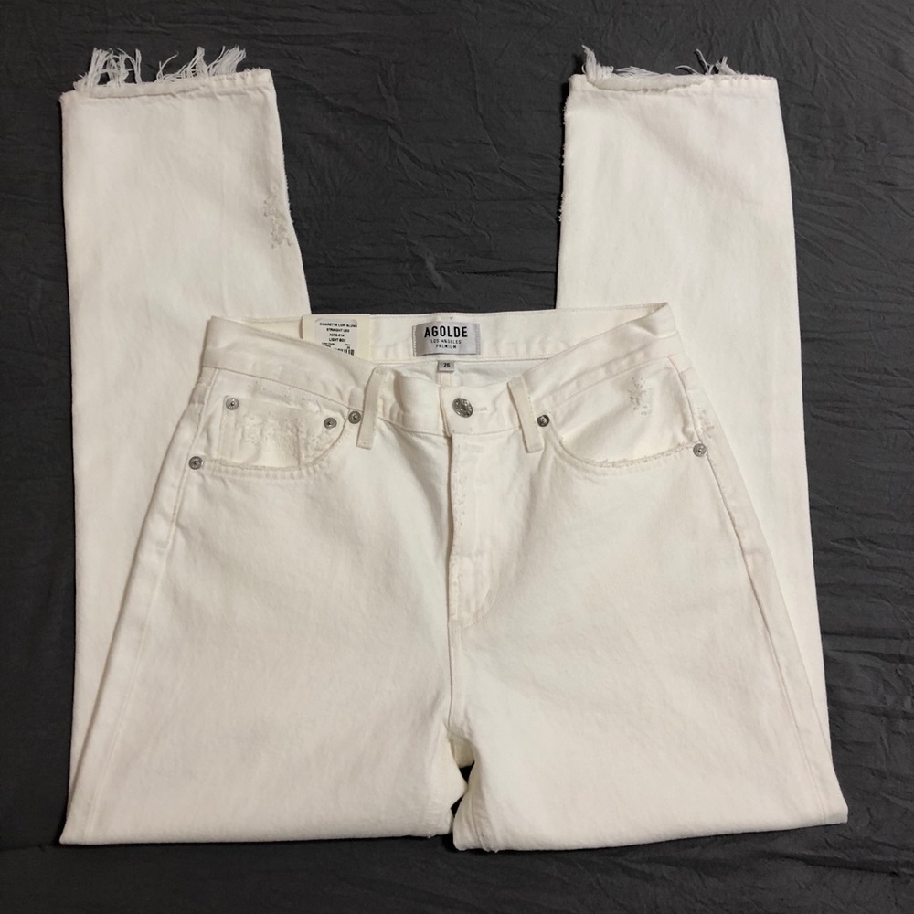 Agolde jeans / cigarette straight leg